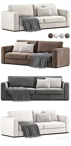 3dsky  - Hamilton Sofa By Castlery 5324840 - 3D Model