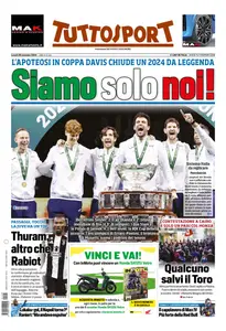 TuttoSport - 25 Novembre 2024