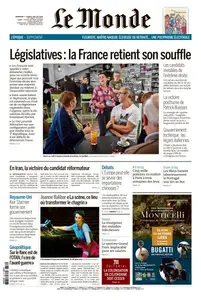 Le Monde du Dimanche 7 et Lundi 8 Juillet 2024