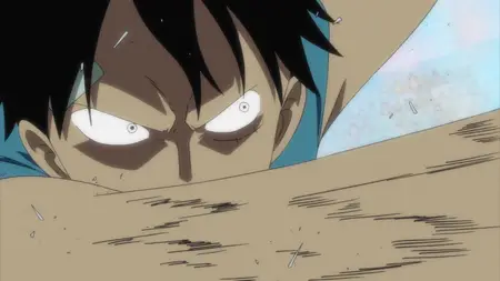 One Piece (1999 S13E32 Luffys Hard Trial! The Power of the Snake Sisters Willpower! Koten Gars