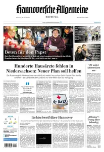 Hannoversche Allgemeine Zeitung - 20 Februar 2025