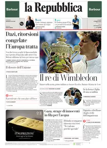 la Repubblica - 14 Luglio 2025