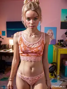 AI Milly Alcock - Sirens House Of The Dragon Rhaenyra celebrity Targaryen supergirl Glamour leotard City Urban (AI Generated)
