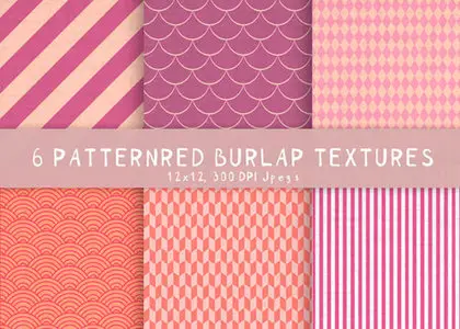 Creativemarket - 6 Burlap patterned textures