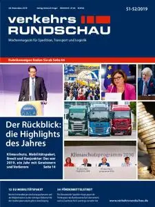 VerkehrsRundschau - 17. Dezember 2019