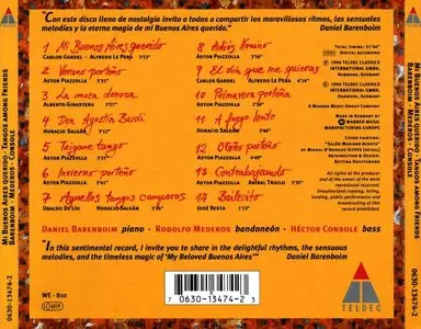 Barenboim, Mederos, Console – Mi Buenos Aires querido (1996) -repost