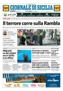 Giornale di Sicilia - 18 Agosto 2017