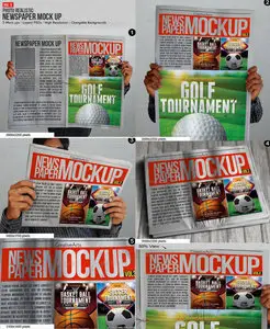 GraphicRiver - Newspaper / Newsletter Mock-Up - V.3