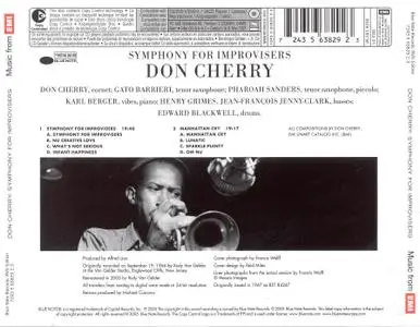 Don Cherry - Symphony For Improvisers (1966) {2005 Remastered by RVG, Blue Note}