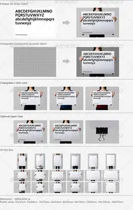 GraphicRiver - Poster Holding Mock-Up / Female Model Edition