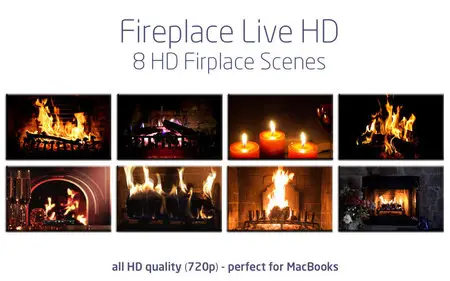 Fireplace Live HD v2.5 Mac OS X