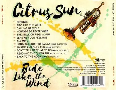 Citrus Sun - Ride Like The Wind (2018) {Dome}