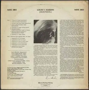 Moondog - Instrumental Music by Louis Hardin (1978) {LP - Musical Heritage Society MHS3803} (Released on VINYL but not CD)