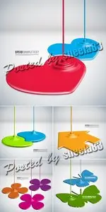 Dripping Paints Vector
