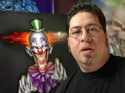 Javier Soto Killer Clown Airbrush Tutorial (2006)