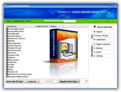 Error Repair Professional v4.1.8 Portable