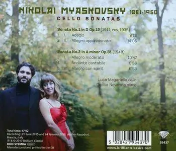 Luca Magariello & Cecilia Novarino - Myaskovsky: Cello Sonatas (2017)