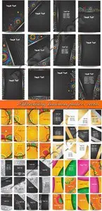 Advertising business posters vector