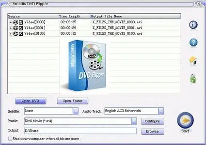 Amadis DVD Ripper 3.9.3 Portable