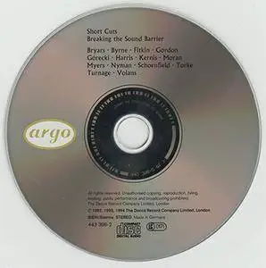 VA - Short Cuts: Breaking The Sound Barrier (1994, Argo # 443 396-2 ZX)