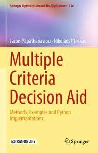 Multiple Criteria Decision Aid: Methods, Examples and Python Implementations