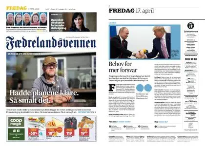 Fædrelandsvennen – 17. april 2020