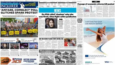 Philippine Daily Inquirer – May 18, 2019