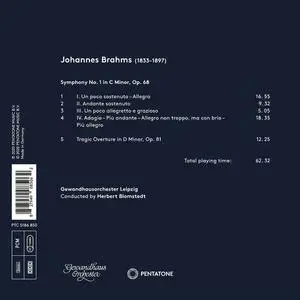 Herbert Blomstedt, Gewandhausorchester Leipzig - Johannes Brahms: Symphony No. 1, Tragic Overture (2020)