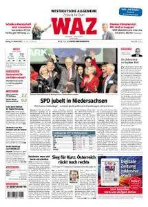 WAZ Westdeutsche Allgemeine Zeitung Buer - 16. Oktober 2017