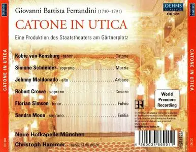 Christoph Hammer, Neue Hofkapelle München - Giovanni Battista Ferrandini: Catone in Utica (2004)