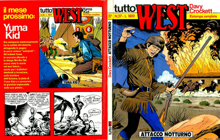 Tutto West - Volume 27 - Davy Crockett - Attacco Notturno