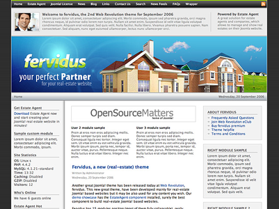 Fervidus Joomla Template