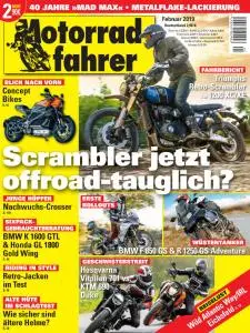 Motorradfahrer - Februar 2019