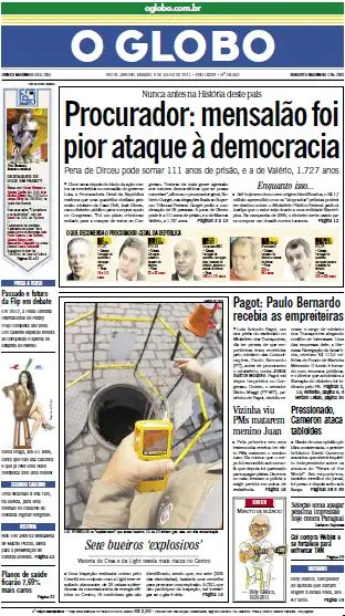 Jornal O Globo - 9 de julho de 2011