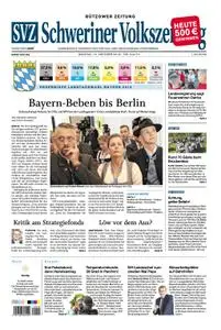 Schweriner Volkszeitung Bützower Zeitung - 15. Oktober 2018