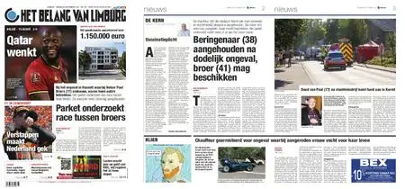 Het Belang van Limburg – 06. september 2021