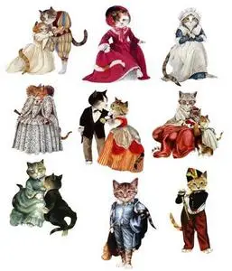 Cats - PNG Clipart for Photoshop