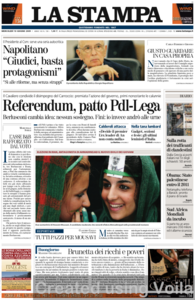 La Stampa 10 Giugno 2009 (Edizione di Cuneo ed Internazionale)