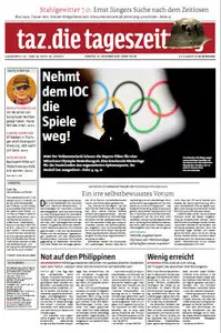 Tageszeitung TAZ vom 12 November 2013
