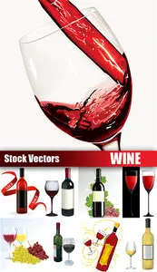 Stock Vectors - Wine