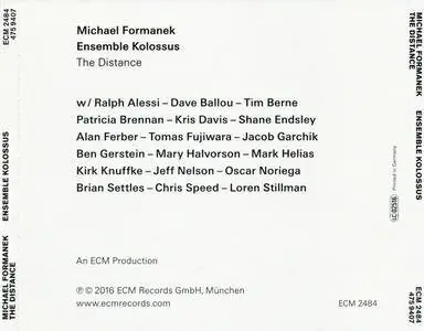 Michael Formanek, Ensemble Kolossus - The Distance (2016) {ECM 2484}