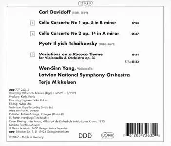 Wen-Sinn Yang - Carl Davidoff: Cello Concertos Nos. 1 & 2 (2007)