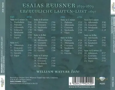 William Waters - Esaias Reusner: Erfreuliche Lauten-Lust (2017)