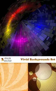 Vectors - Vivid Backgrounds Set
