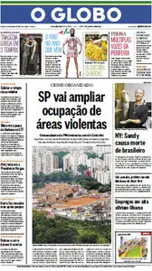 Jornal O Globo - 03 de novembro de 2012 - Sábado