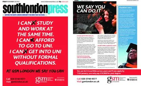 South London Press – November 30, 2018