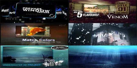 VideoHive set 5 - 6 After Effects projects