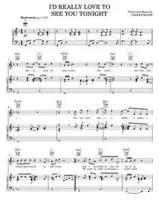 I'd Really Love To See You Tonight - Dan Seals, England Dan and John Ford Coley (Piano-Vocal-Guitar)