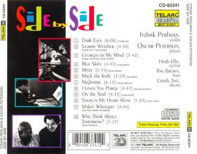 Itzhak Perlman & Oscar Peterson - Side By Side (1984) {Telarc}
