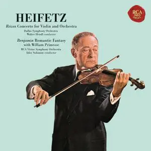 Jascha Heifetz - Rozsa: Violin Concerto; Benjamin: Romantic Fantasy (1964/2016) [Remastered,DSD128]